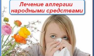 Лечение аллергии народными средствами