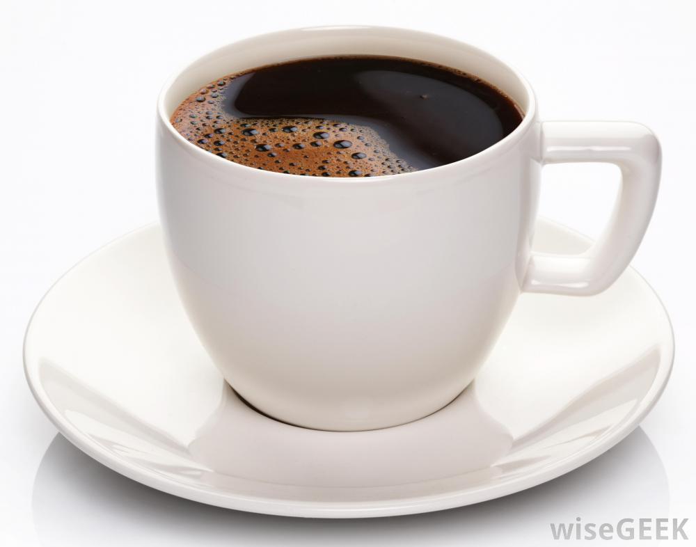 чашка чёрного кофе